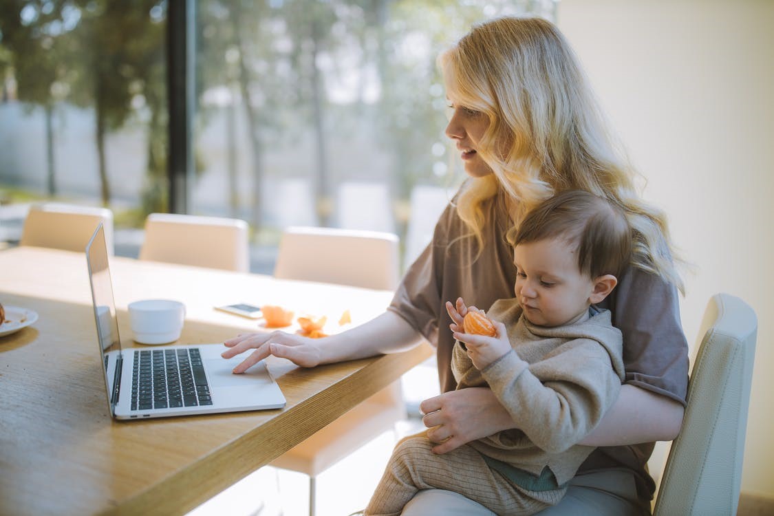 remote work moms