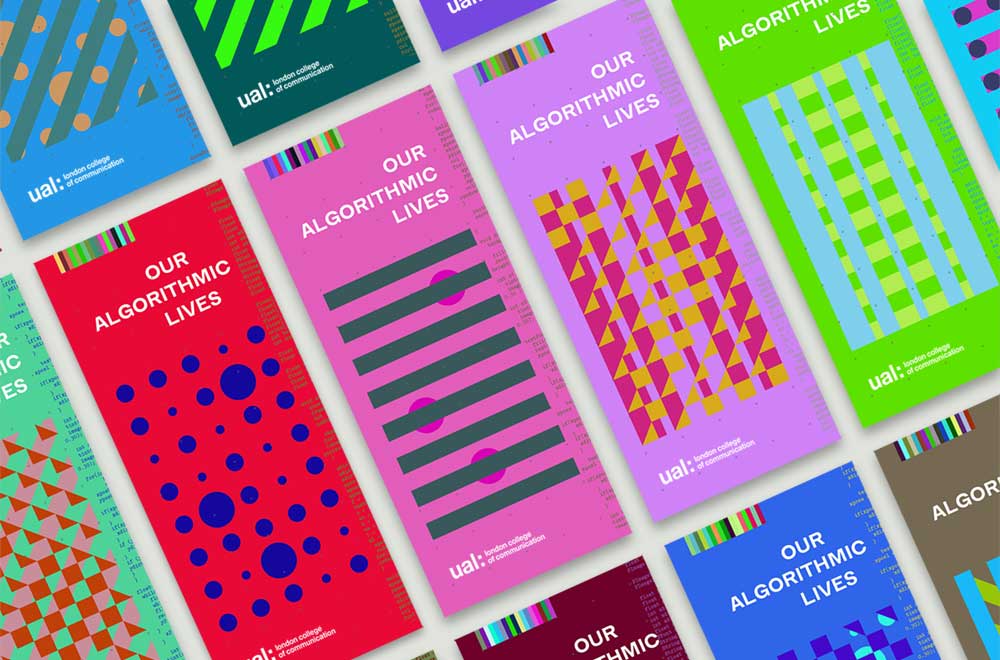 Multiple covers of the 'our algorithmic lives' publication