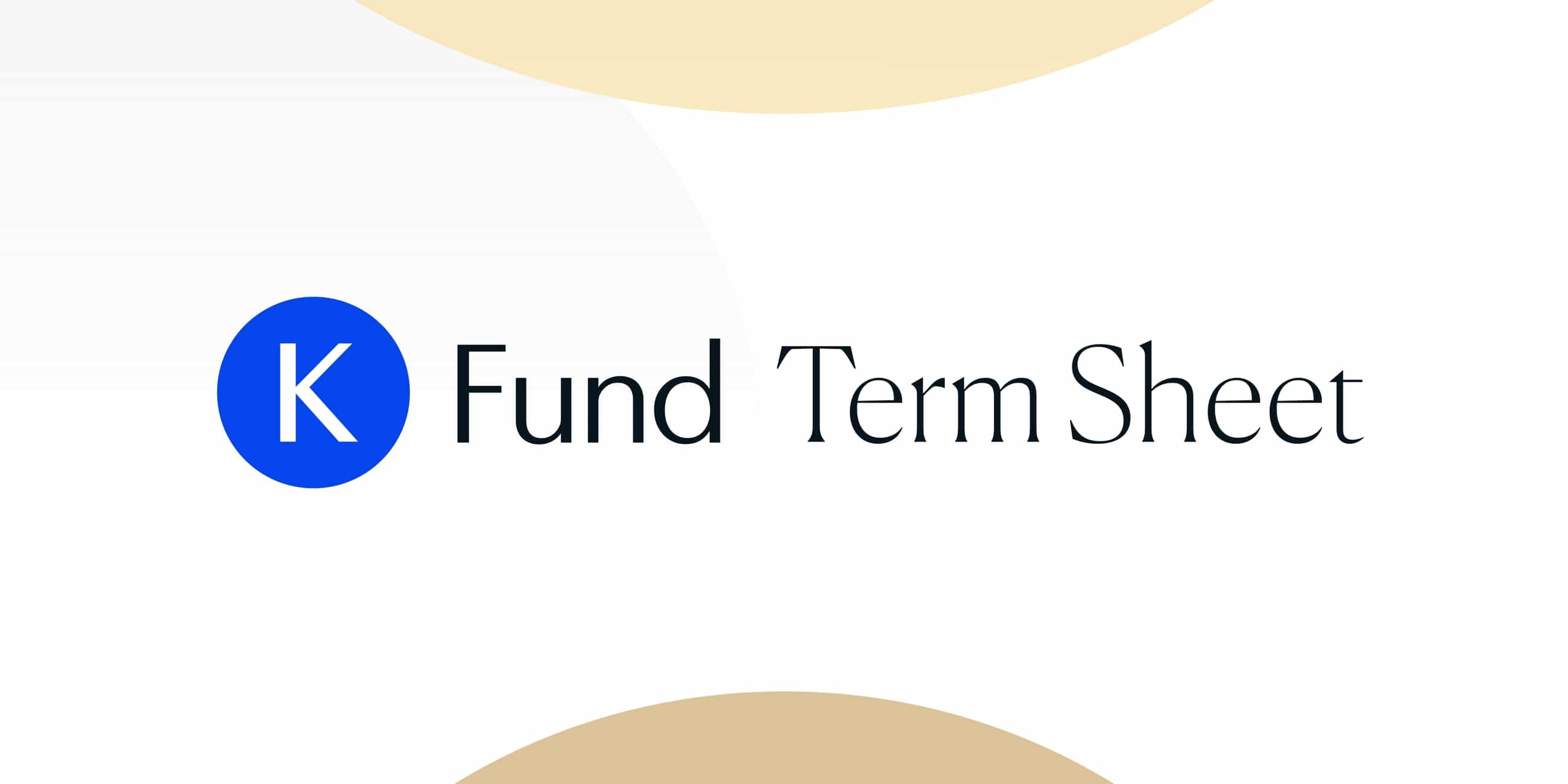 Convertible Note Term Sheet Template