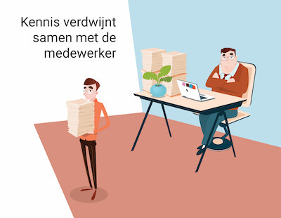 Kennis verdwijnt samen met de medewerker