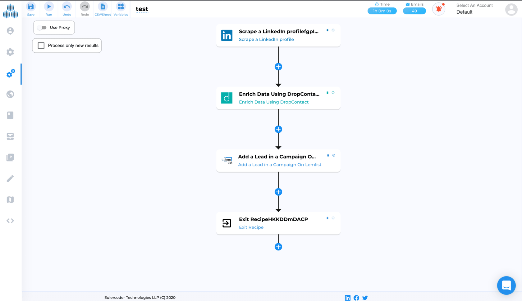 TexAu - LinkedIn automation et multi canal : Cold Email