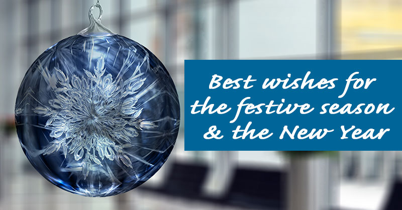 best wishes for the festive season and 2020