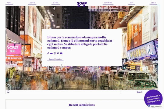 site profile thumbnail