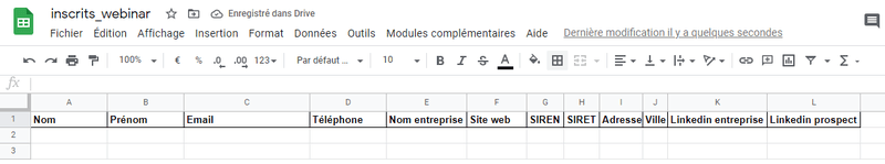 Zapier - Enrich via Dropcontact and push in Google Sheet