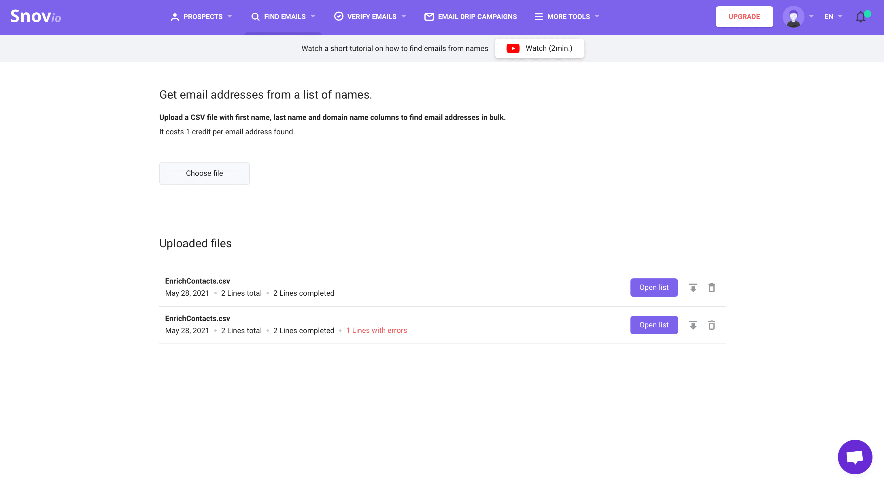 Top Best email finder : Snov.io