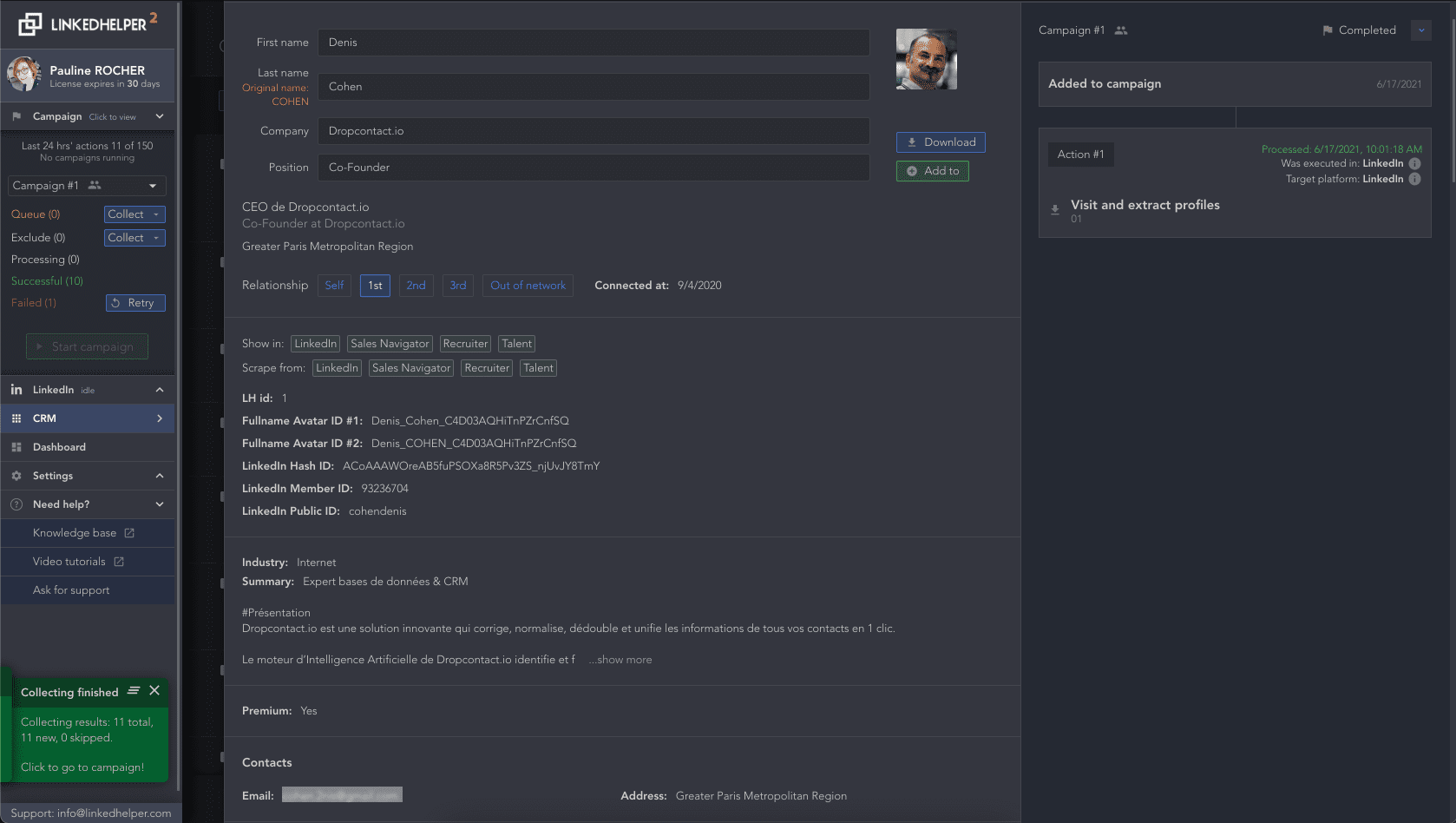 Scraping Linkedin et automation avec Linked Helper 2
