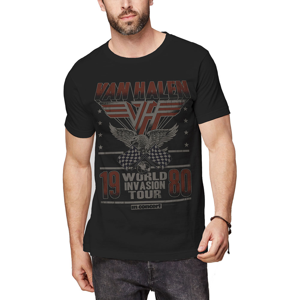 van halen baseball shirt
