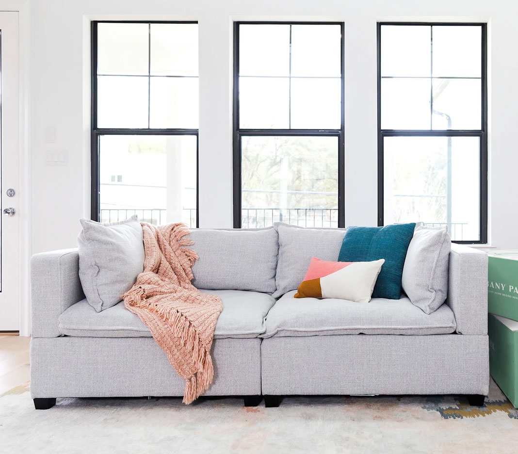 Albany Park Kova Sofa Review A Comfy, Modular Sofa That Ships in Boxes