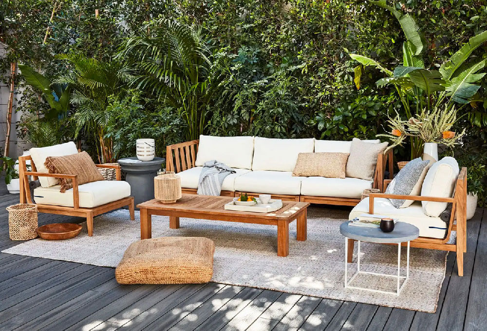Outer Teak Outdoor Sofa