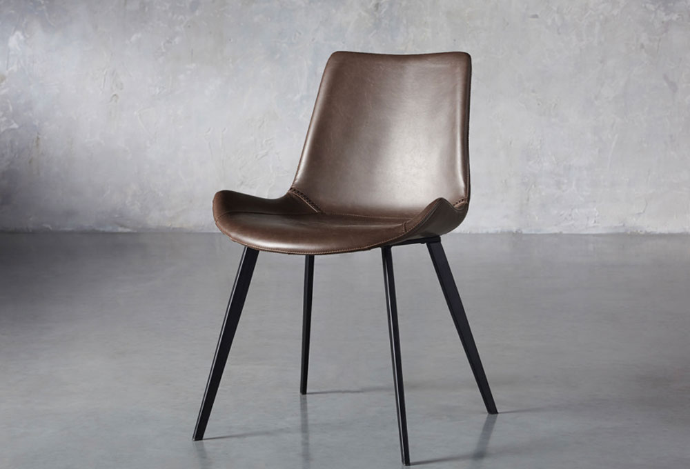 gage faux leather dining chair