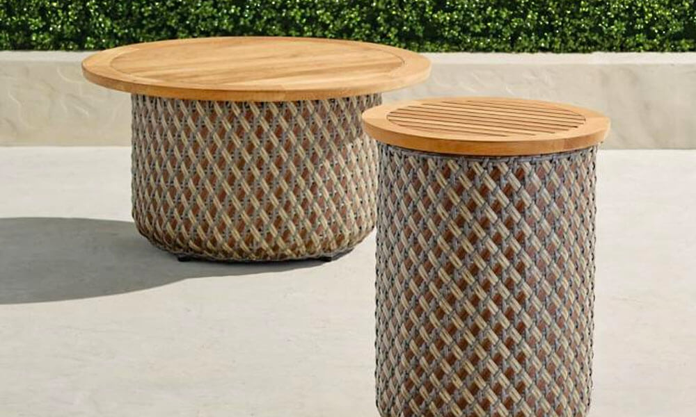 Harper Wicker Storage Tables