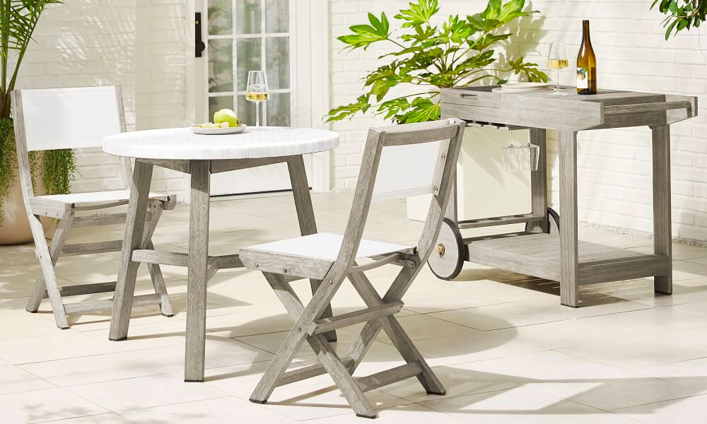 Mosaic Tiled Outdoor Bistro Set