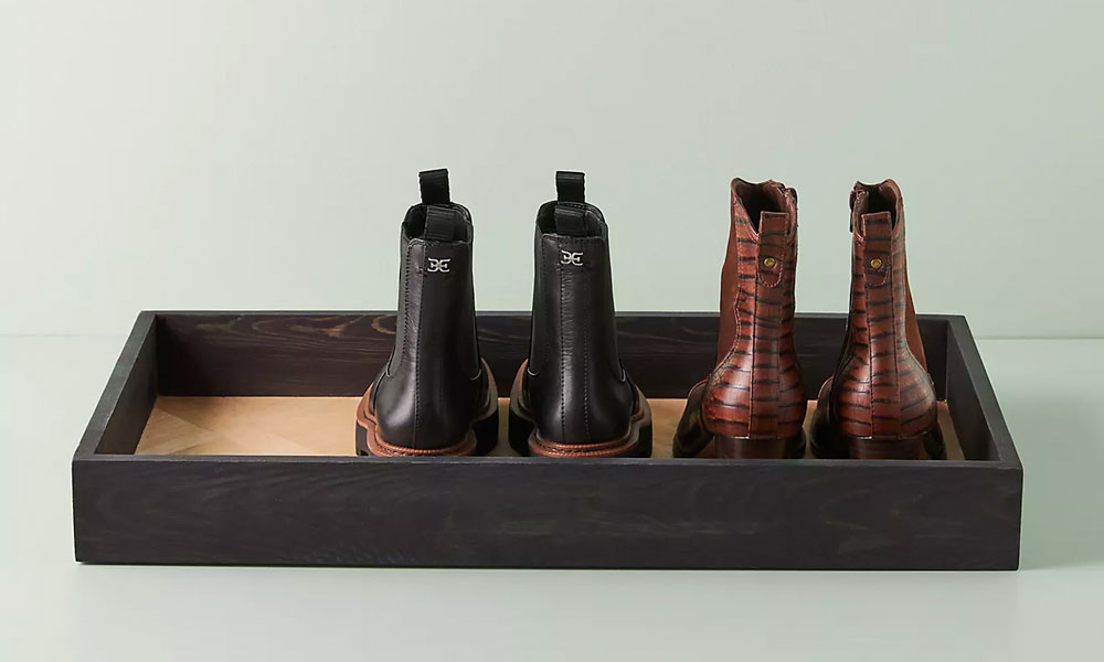 Marquetry Boot Tray