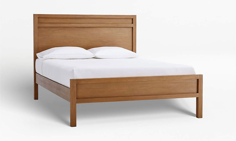 Keane Driftwood Wood King Bed