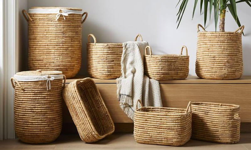 West Elm Woven Seagrass Basket