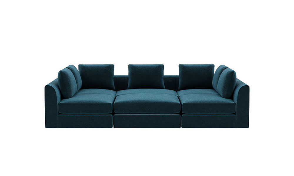Beckham Modular 6-Seat Pit Sectional