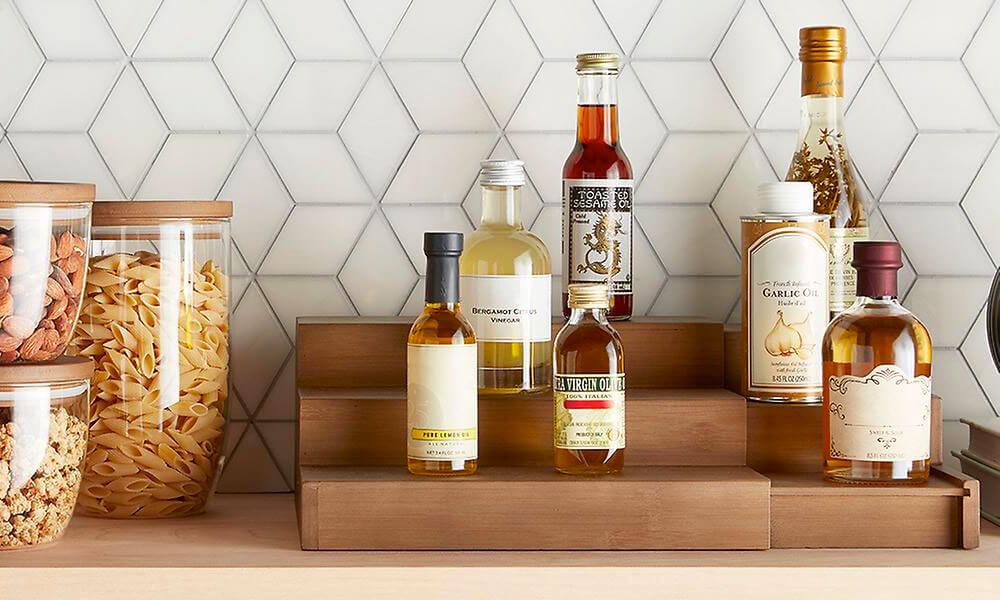 Marie Kondo Kocha Brown 3-Tier Expanding Shelf