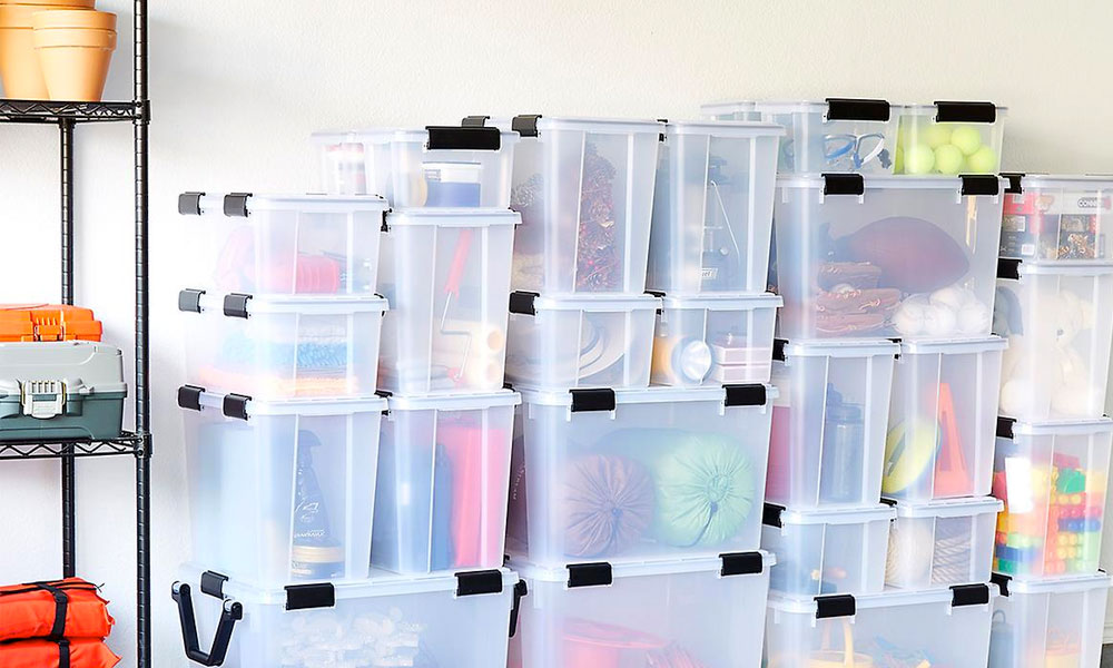Clear Weathertight Totes Cases