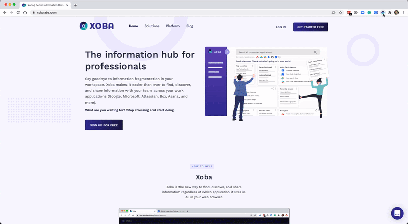 xoba-chrome-add-to-card