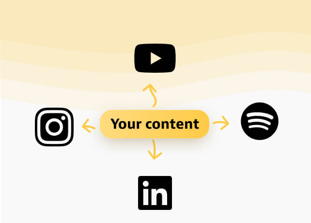 Youtube, LinkedIn, Instagram, Spotify