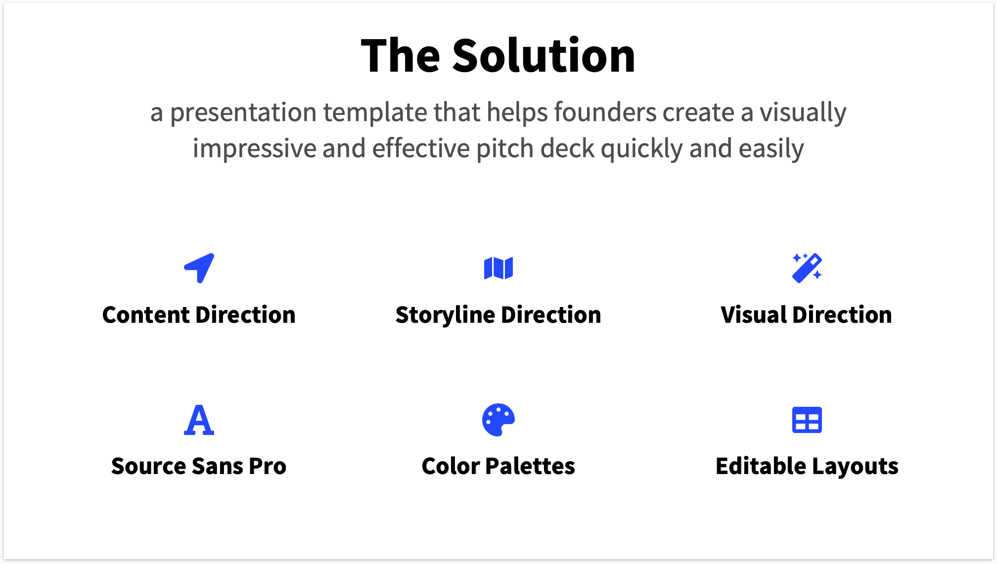 Solution Slide | Pitch Deck Template Viewer BaseTemplates