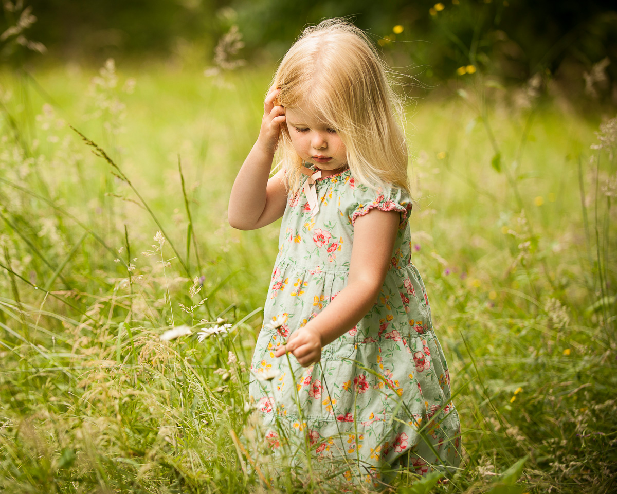 A Fine Art Portrait of a girl outdoors