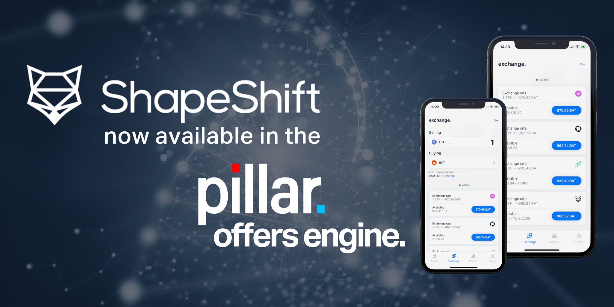 ShapeShift now available in Pillar Wallet