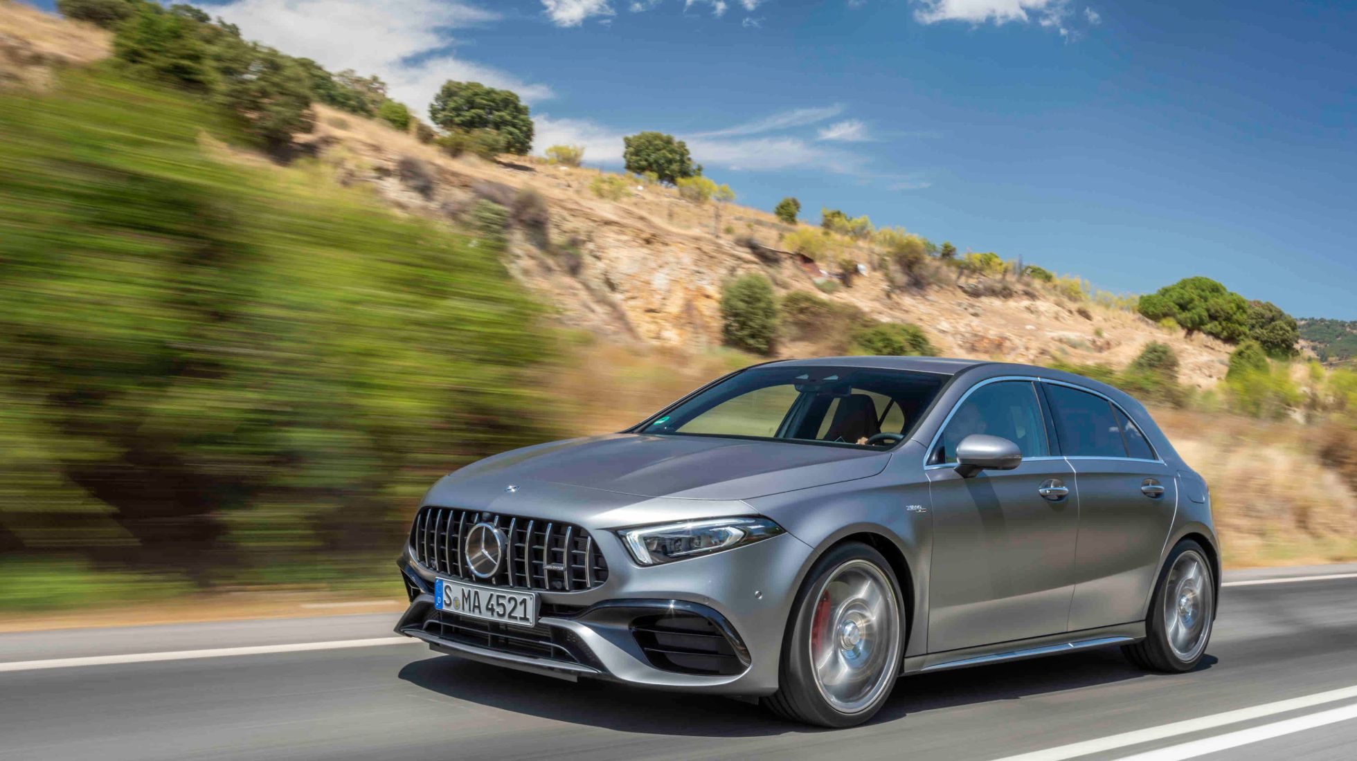 Mercedes AMG A35S Hatch Side Tracking