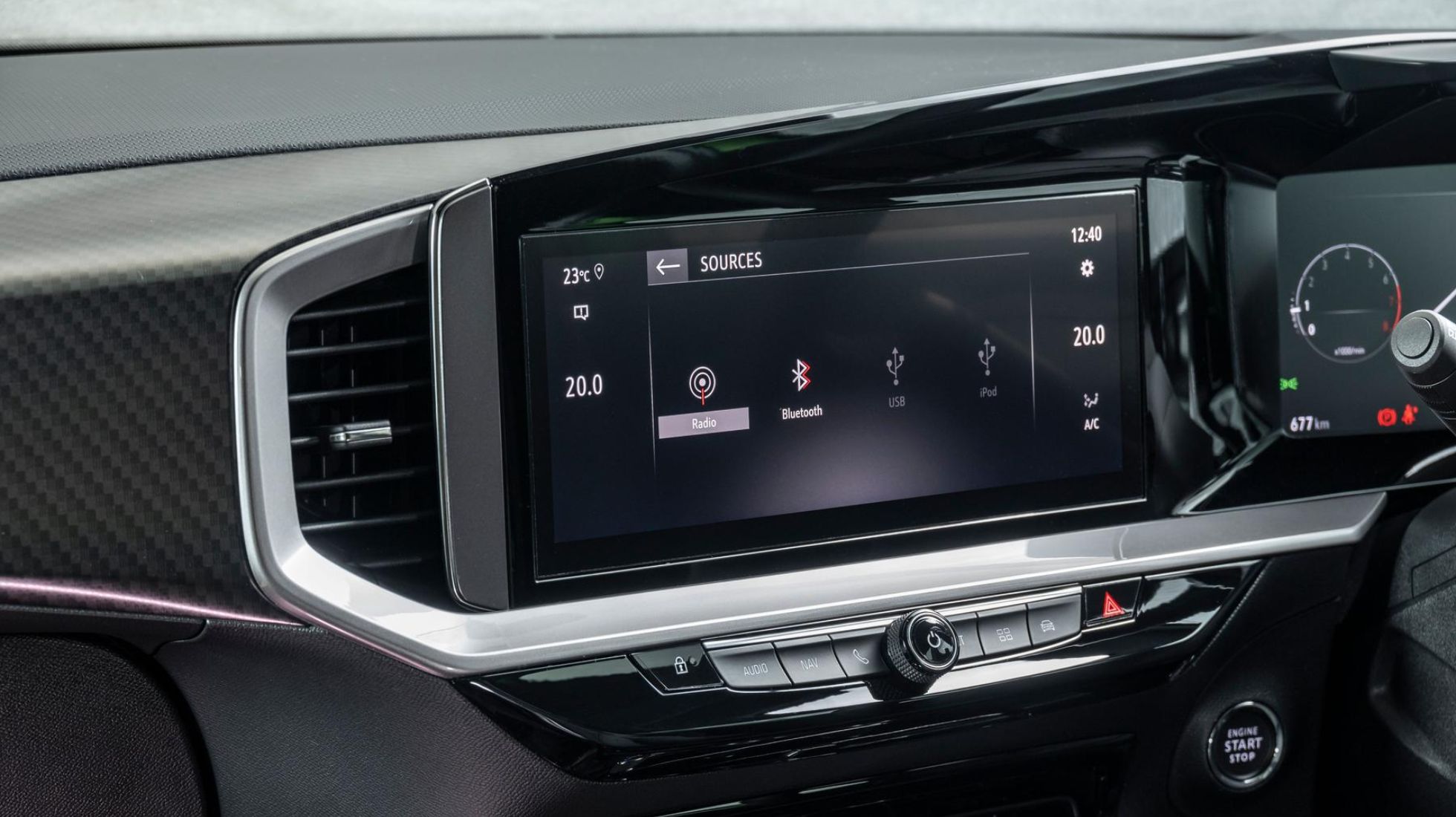 Opel Mokka Centre Infotainment Screen