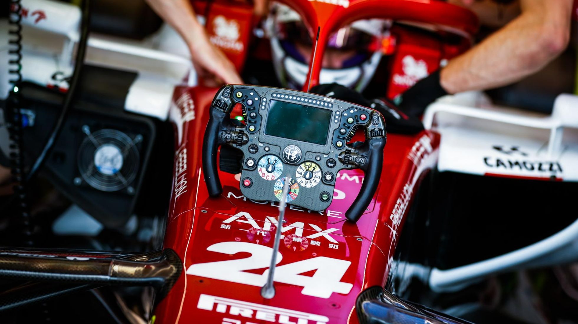 British GP Zhou Dashboard