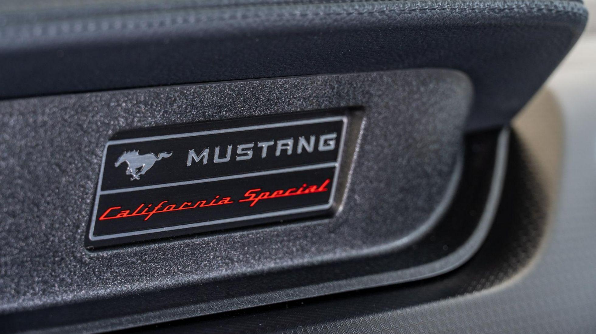 Ford Mustang California Special Badging