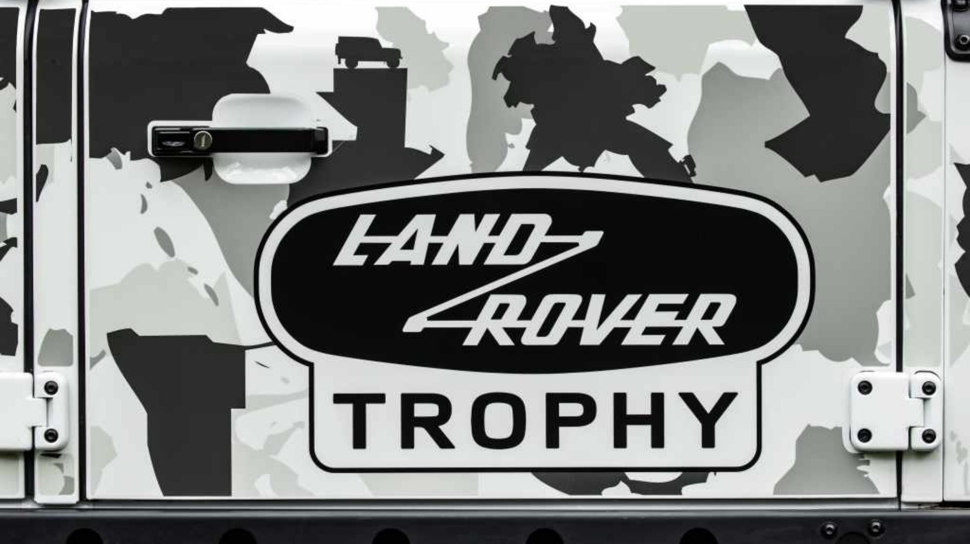 Land Rover Defender Works V8 Trophy Badge