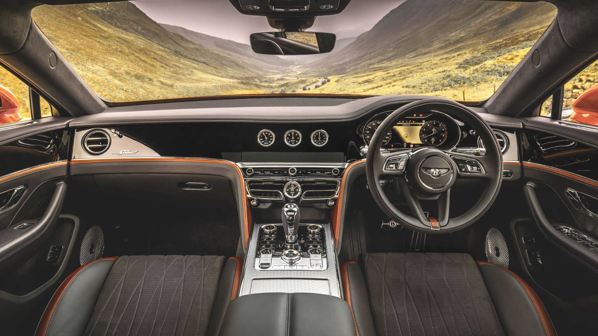 Bentley Flying Spur Speed Front Cabin