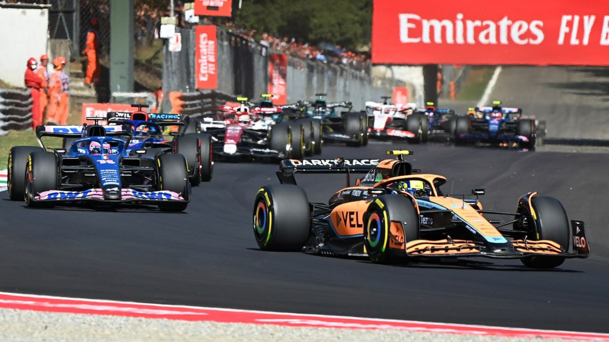 F1 Monza off the line well