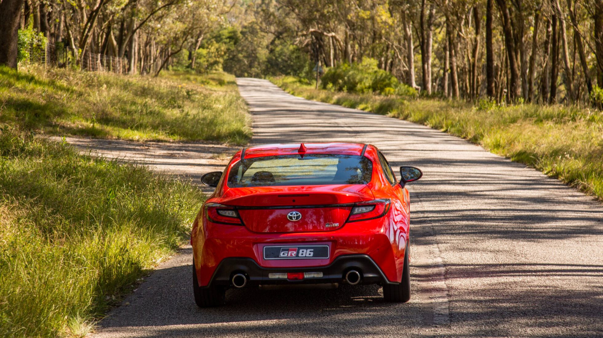 Toyota GR86 launch Rear