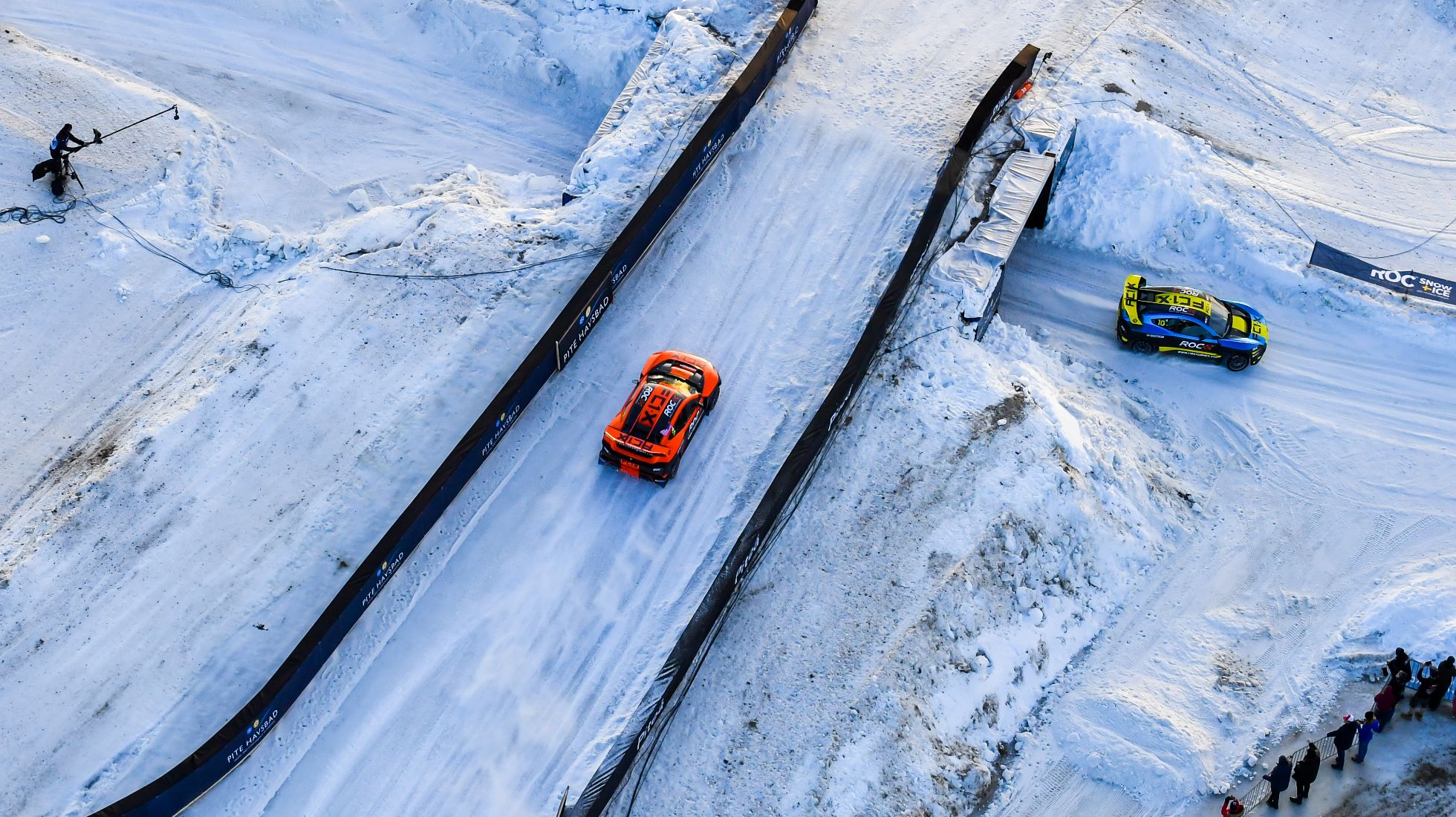 Race of Champions racing is challenging with the mix of the cars