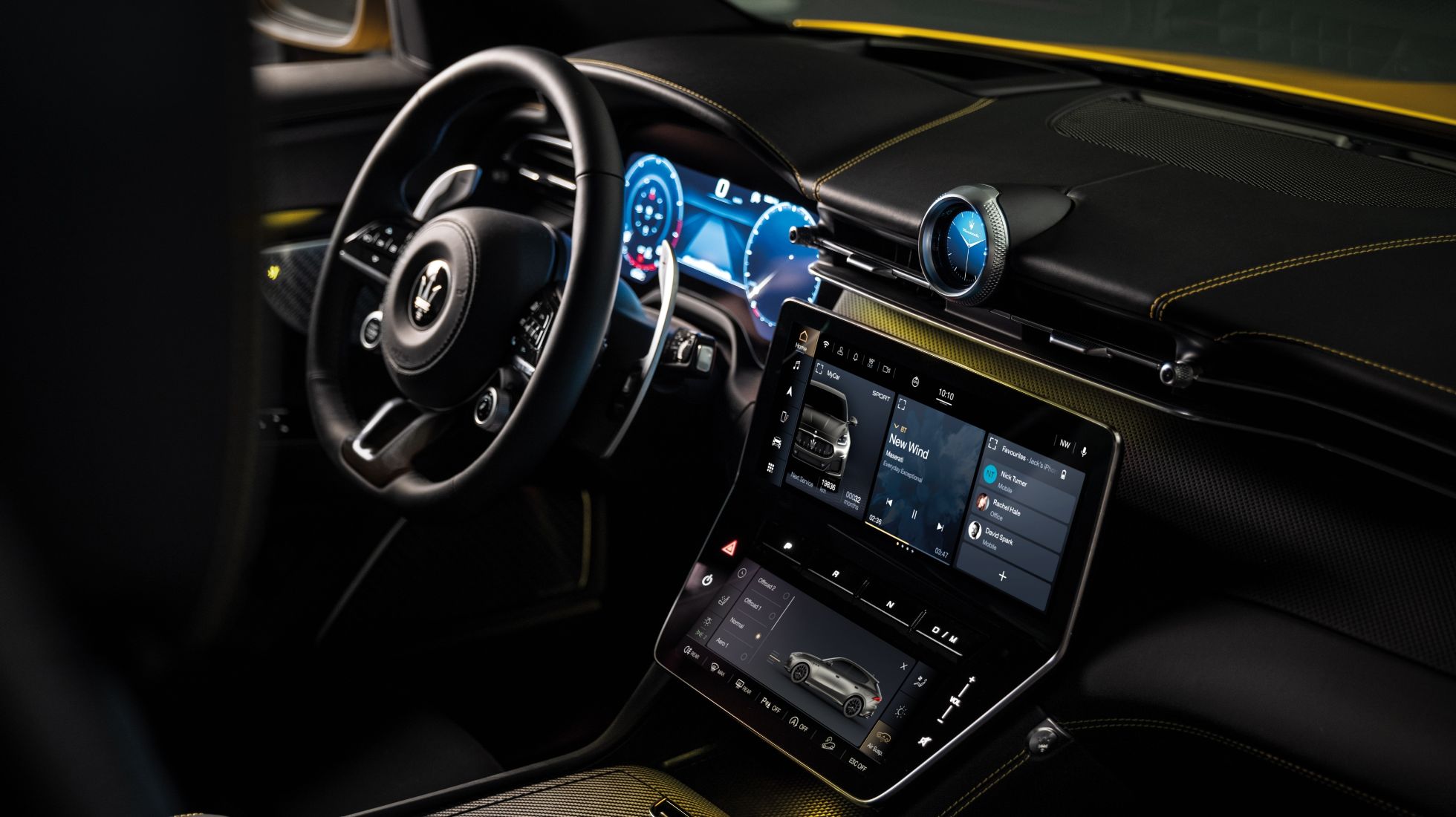 Maserati Grecale Trofeo Dashboard