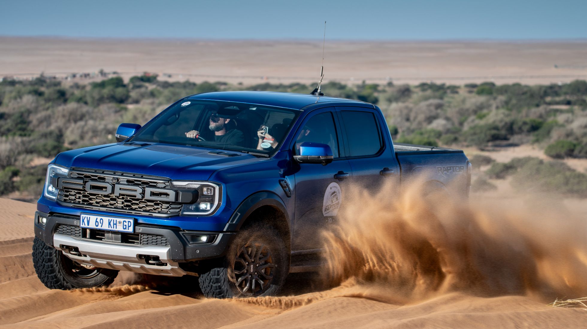 Ford Ranger Raptor TopGear SA Off-roading Front