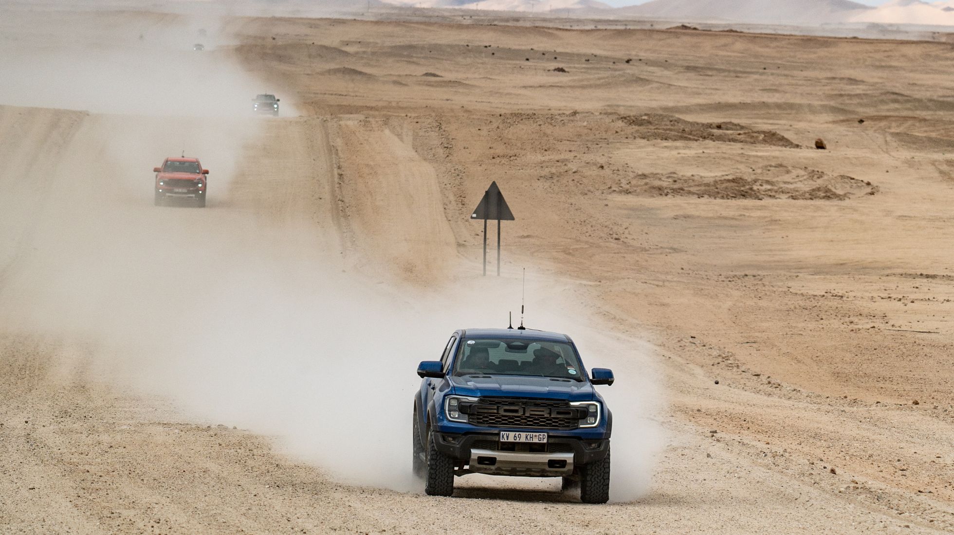 Ford Ranger Raptor TopGear SA Off-roading Front