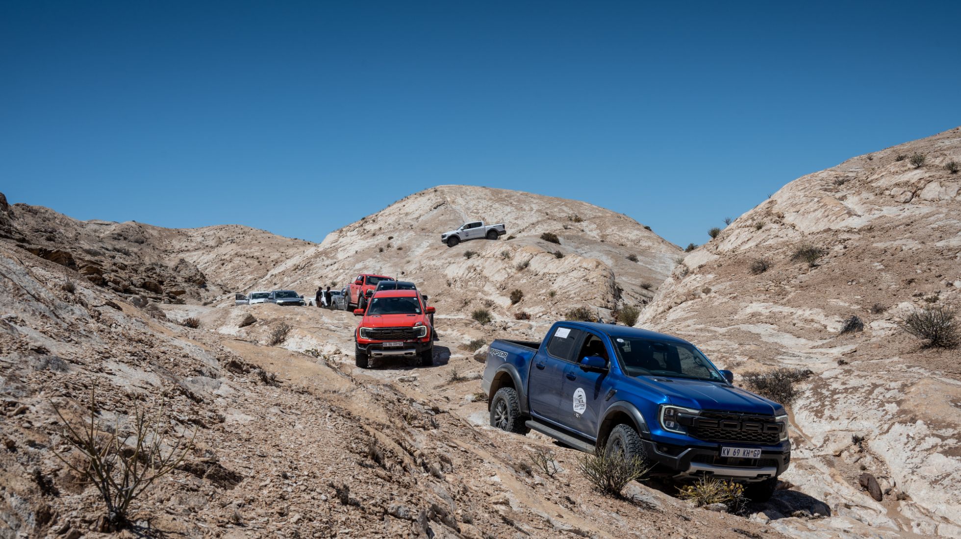 Ford Ranger Raptor TopGear SA Off-roading Front