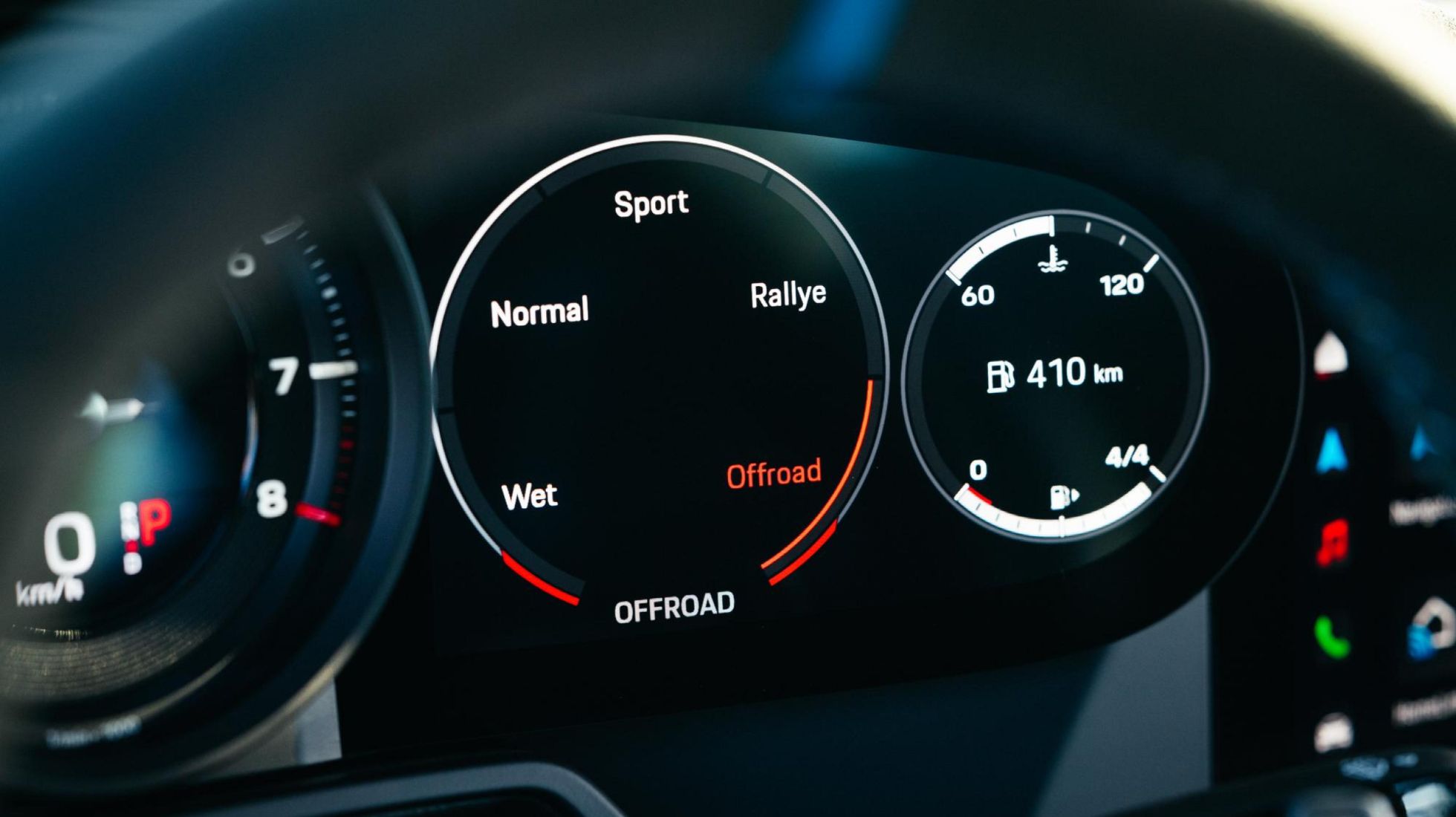 911 Dakar bespoke drive modes