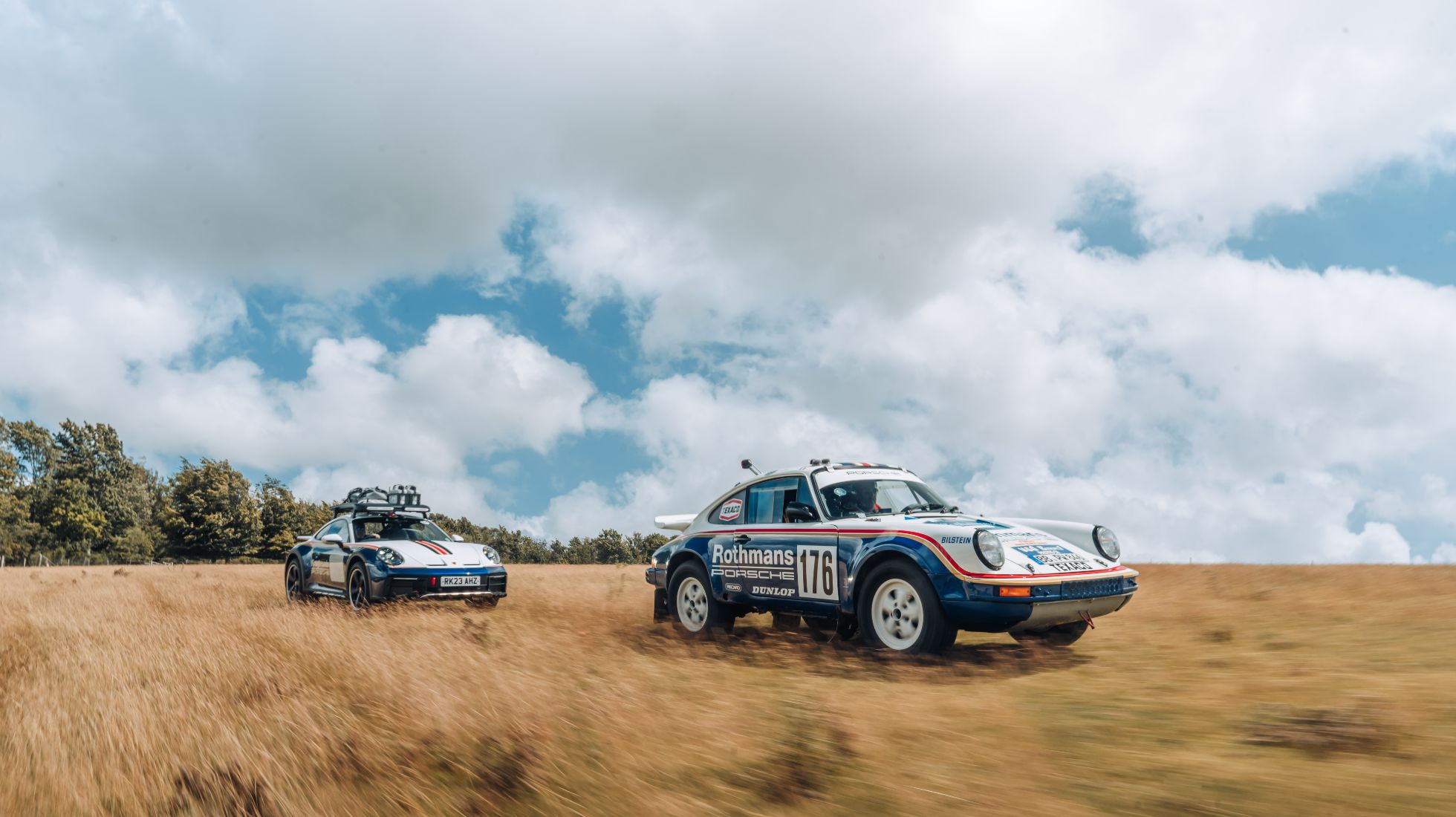 DAKAR 911s old and new