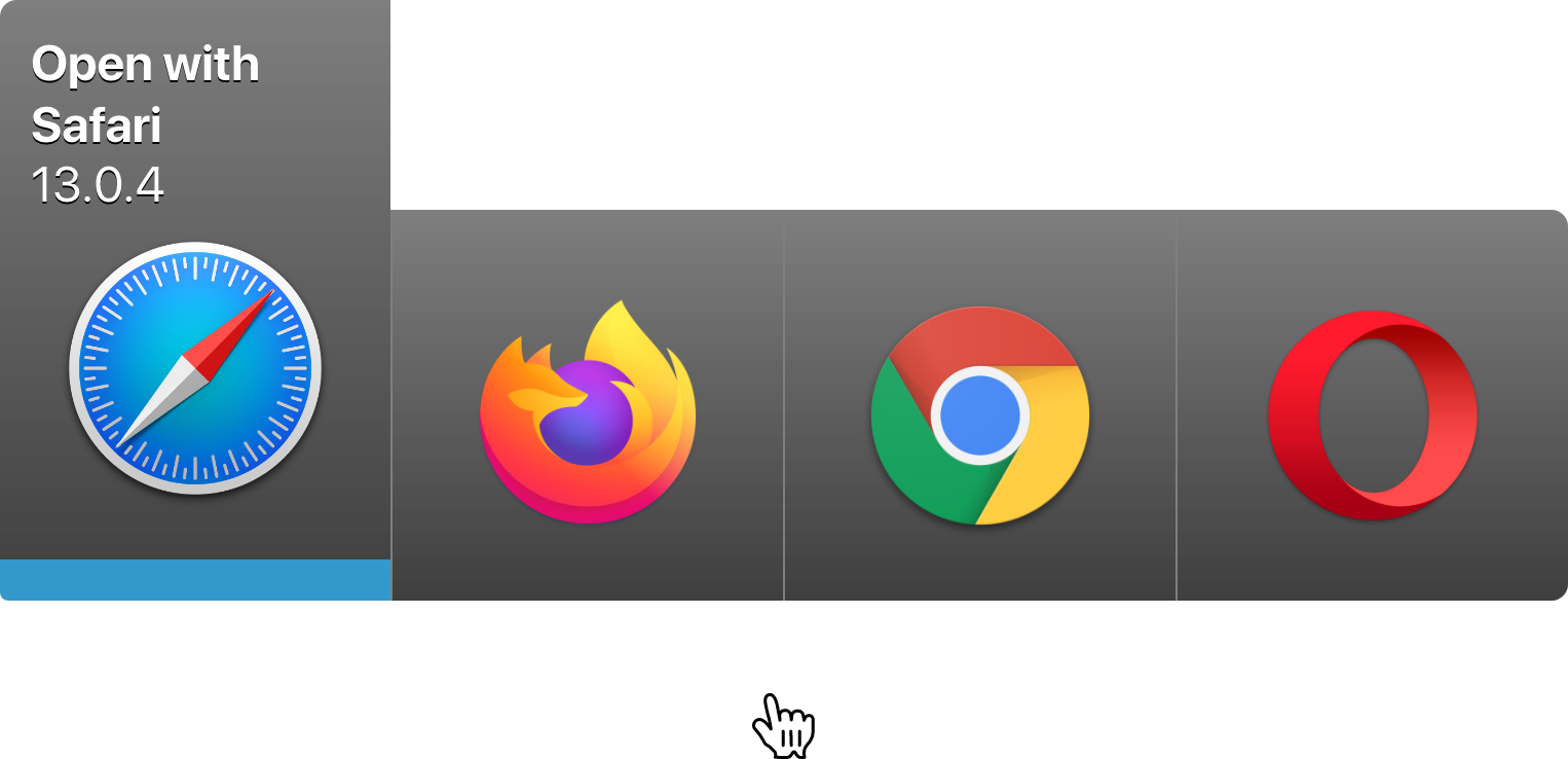 Bumpr interface for browsers.
