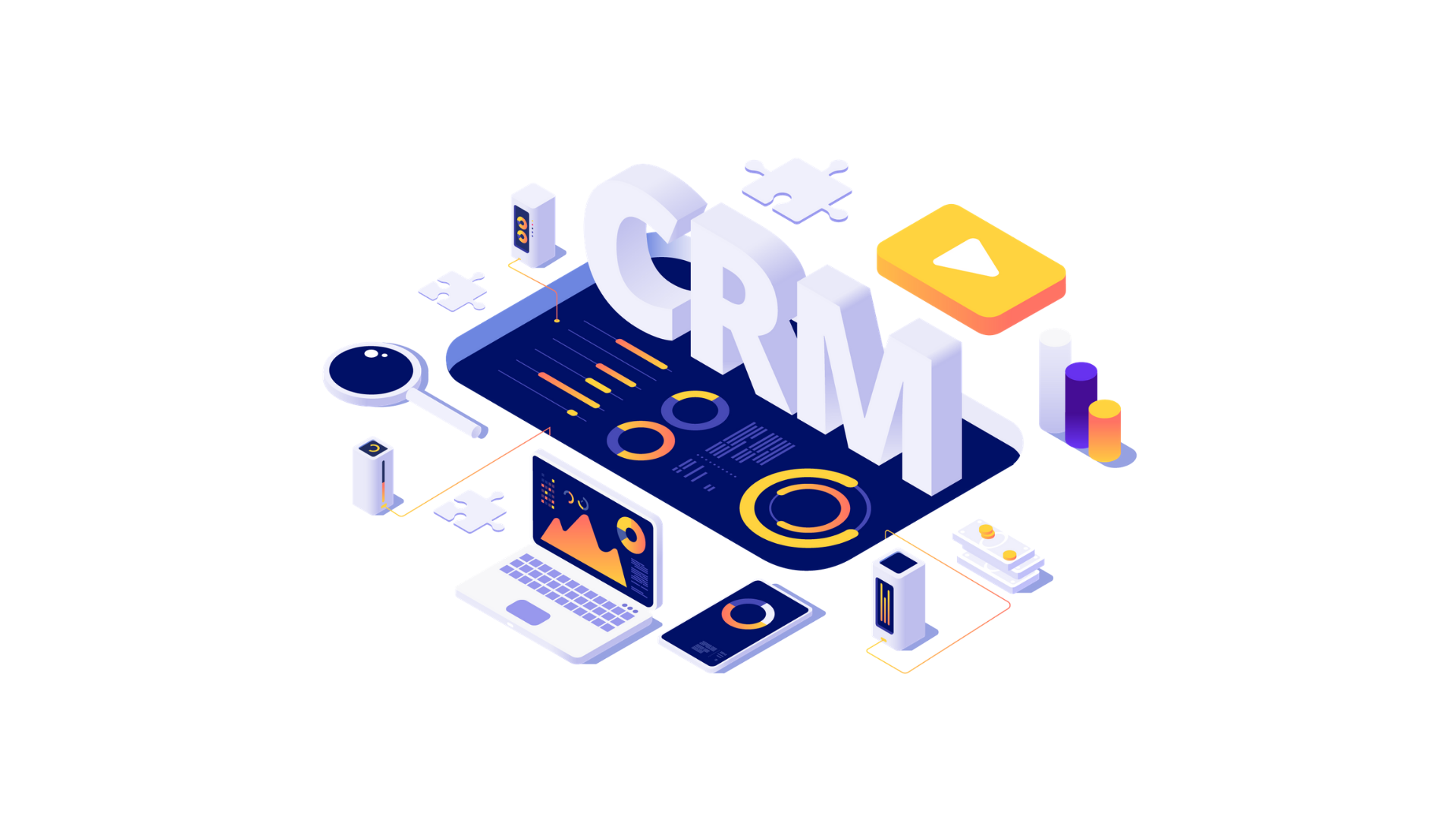 fúnil de vendas CRM