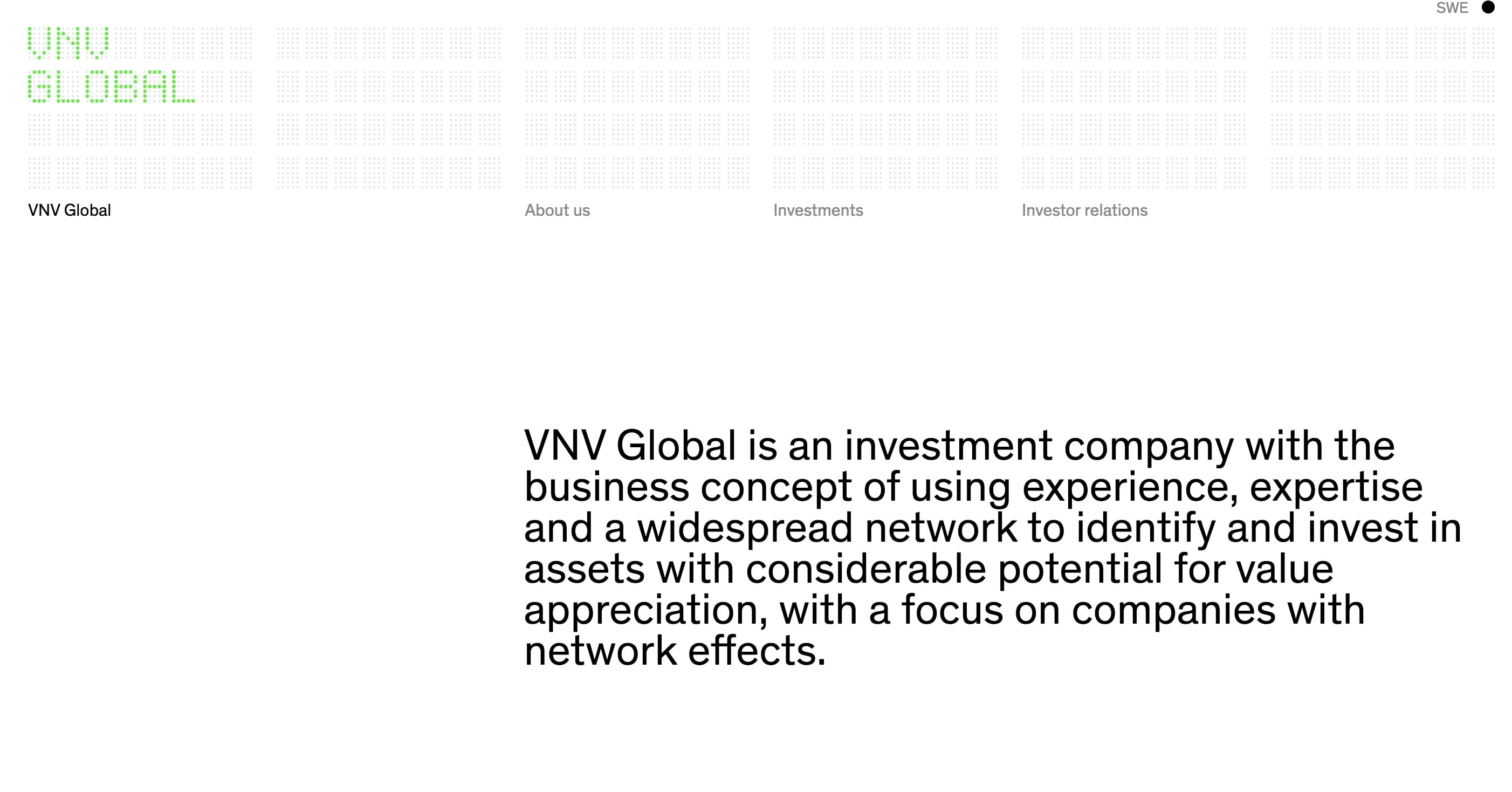 VNV Global - VC Investor in Stockholm