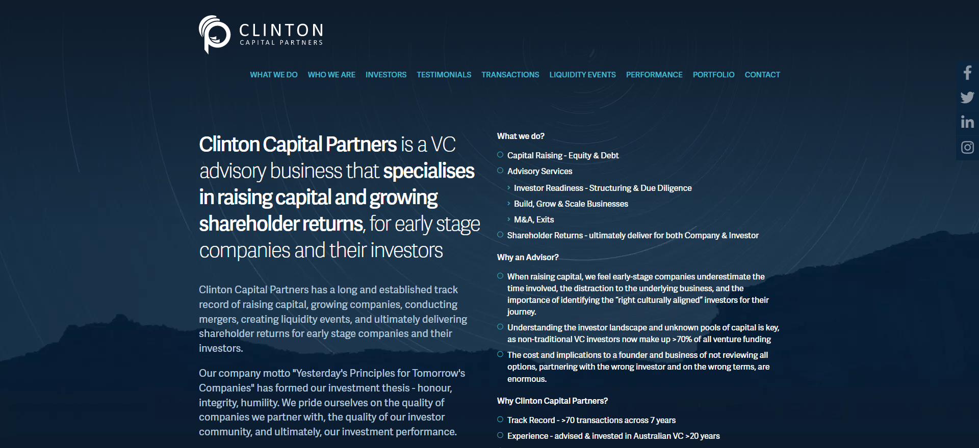 Clinton Capital Partners - VC - Sydney