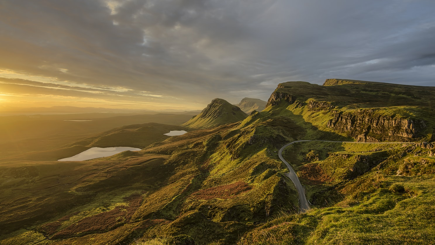 Scottish wilderness Skye Scotland