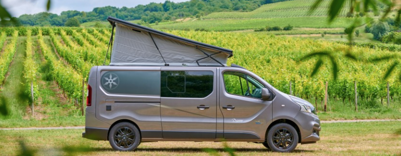 Karmann Danny campervan with raised roof
