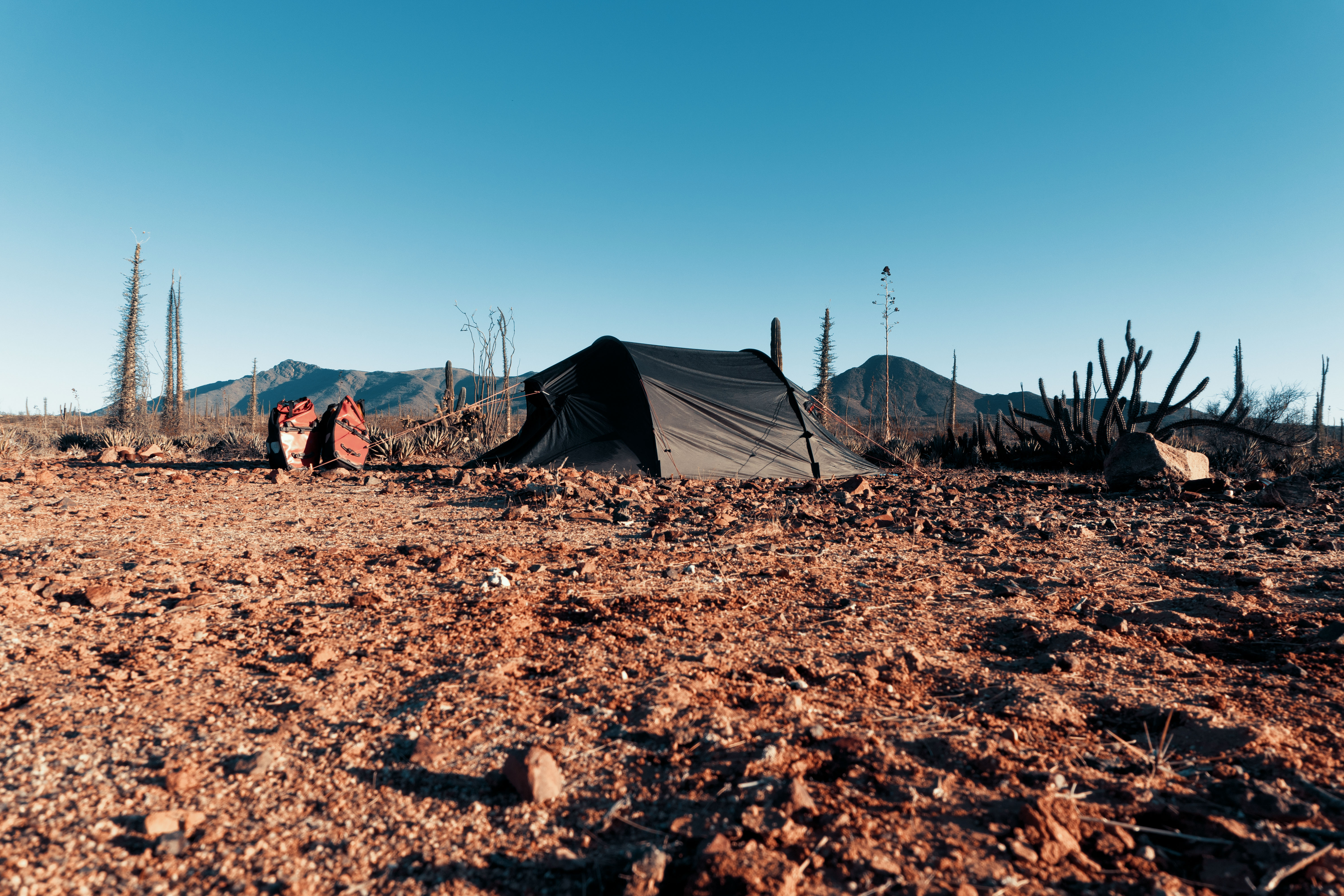 Wild camping mexico