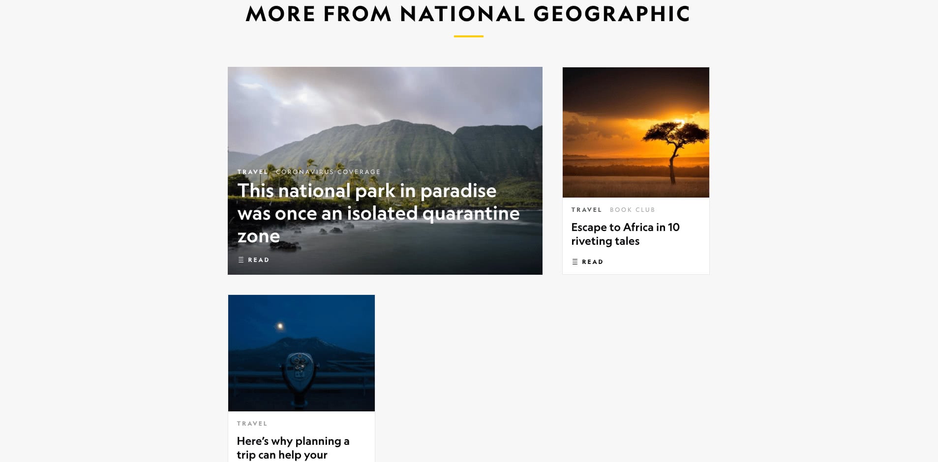 NatGeo National Geographic website